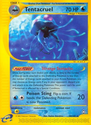 Tentacruel (38/147) [Aquapolis] Reverse Holofoil - Rare