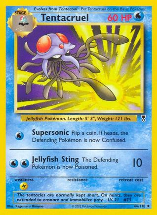 Tentacruel (66/110) [Legendary Collection] Reverse Holofoil - Uncommon