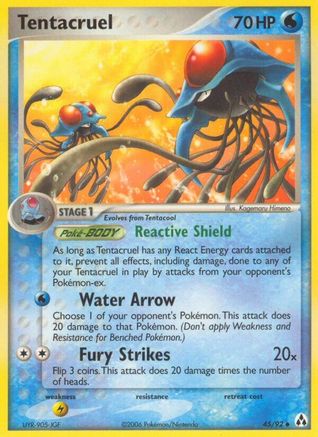Tentacruel (45/92) [Legend Maker] Reverse Holofoil - Uncommon