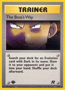 The Boss's Way (073/82) [Team Rocket] 1st Edition - Uncommon