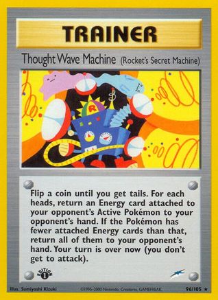 Thought Wave Machine (Rocket's Secret Machine) (96/105) [Neo Destiny] 1st Edition - Rare