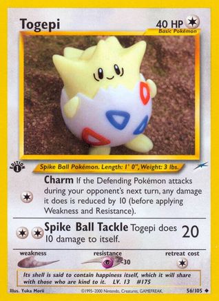 Togepi (056/105) [Neo Destiny] 1st Edition - Uncommon
