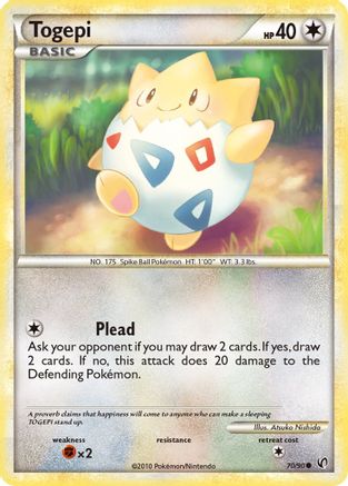 Togepi (070/90) [Undaunted] Reverse Holofoil - Common