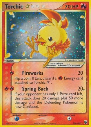 Torchic Star (108/109) [Team Rocket Returns] Holofoil - Ultra Rare