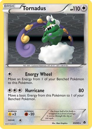 Tornadus (89/98) [Emerging Powers] Reverse Holofoil - Holo Rare