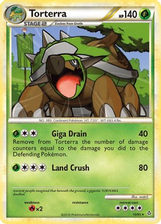 Torterra (10/95) [Unleashed] Reverse Holofoil - Holo Rare