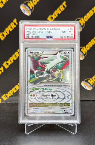 Arceus LV. X #95 - Platinum Arceus - PSA 8
