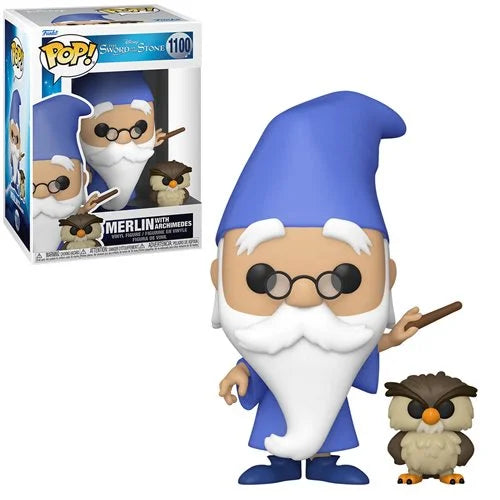 Merlin with Archimedes - Disney The Sword in the Stone