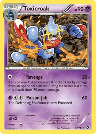 Toxicroak (63/113) [Legendary Treasures] - Rare