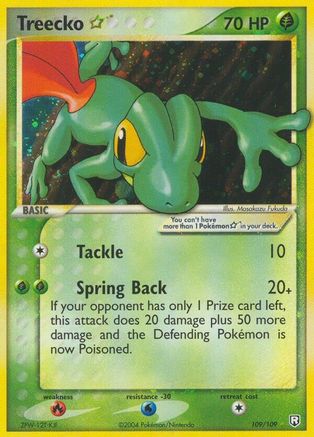 Treecko Star (109/109) [Team Rocket Returns] - Ultra Rare