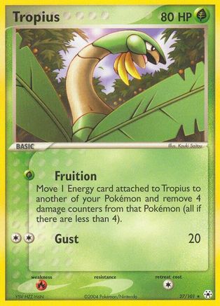 Tropius (27/101) [Hidden Legends] Reverse Holofoil - Rare