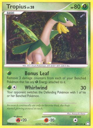 Tropius (064/123) [Mysterious Treasures] - Uncommon