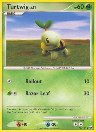 Turtwig (077/100) [Majestic Dawn] - Common