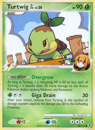 Turtwig GL (085/111) [Rising Rivals] Reverse Holofoil - Common