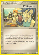 TV Reporter (082/101) [Dragon Frontiers] Reverse Holofoil - Uncommon