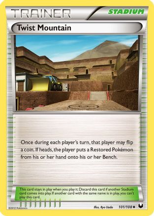 Twist Mountain (101/108) [Dark Explorers] Reverse Holofoil - Uncommon