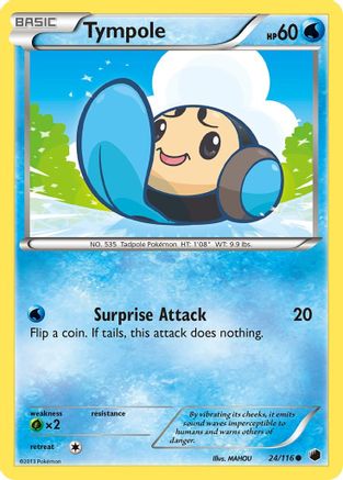 Tympole (24/116) [Plasma Freeze] Reverse Holofoil - Common