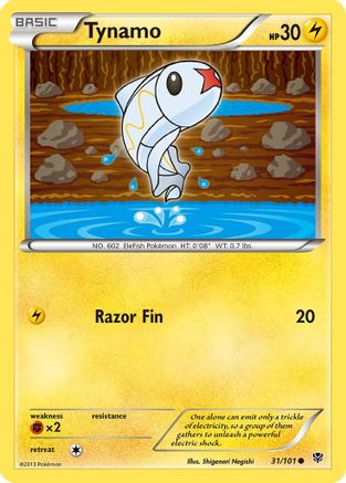 Tynamo (031/101) [Plasma Blast] Reverse Holofoil - Common