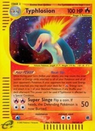 Typhlosion (28/165) [Expedition] Reverse Holofoil - Holo Rare