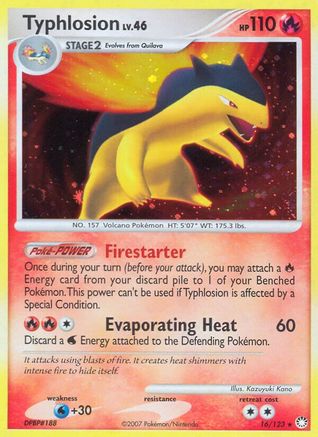 Typhlosion (16/123) [Mysterious Treasures] Reverse Holofoil - Holo Rare