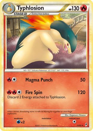 Typhlosion (35/95) [Call of Legends] Reverse Holofoil - Rare
