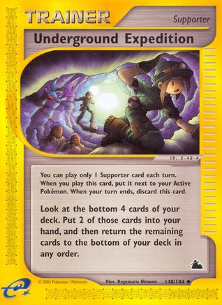 Underground Expedition (140/144) [Skyridge] - Uncommon