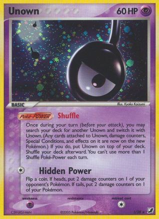 Unown (!) (!/115) [Unseen Forces] Holofoil - Holo Rare