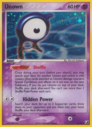 Unown (A) (A/115) [Unseen Forces] Holofoil - Holo Rare