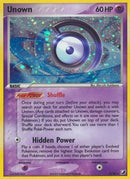 Unown (D) (D/115) [Unseen Forces] Holofoil - Holo Rare