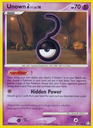 Unown (?) (82/146) [Legends Awakened] Reverse Holofoil - Uncommon