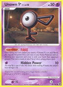 Unown [F] (56/106) [Great Encounters] Reverse Holofoil - Uncommon