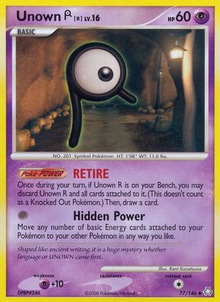 Unown (R) (077/146) [Legends Awakened] Reverse Holofoil - Uncommon