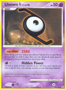Unown [Z] (72/132) [Secret Wonders] Reverse Holofoil - Uncommon