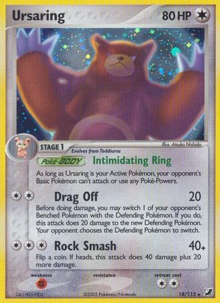 Ursaring (18/115) [Unseen Forces] Holofoil - Holo Rare