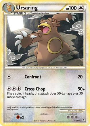 Ursaring (27/95) [Unleashed] Reverse Holofoil - Rare
