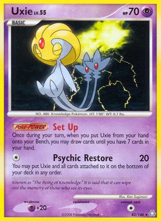 Uxie (043/146) [Legends Awakened] Reverse Holofoil - Rare