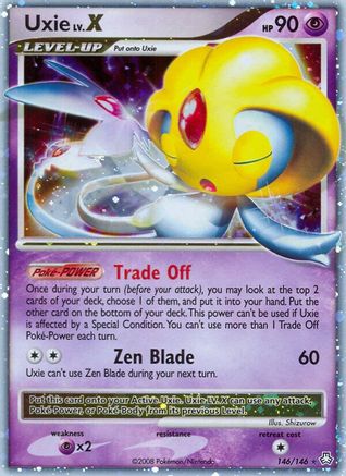 Uxie LV.X (146/146) [Legends Awakened] Holofoil - Ultra Rare