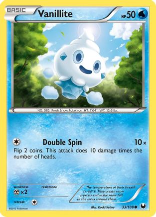 Vanillite (33/108) [Dark Explorers] - Common