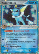 Vaporeon ex (110/113) [Delta Species] Holofoil - Ultra Rare