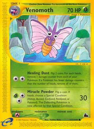 Venomoth (111/144) [Skyridge] Reverse Holofoil - Common