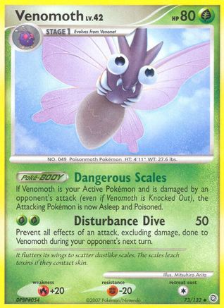 Venomoth (73/132) [Secret Wonders] Reverse Holofoil - Uncommon