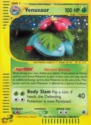 Venusaur (30/165) [Expedition] Reverse Holofoil - Holo Rare