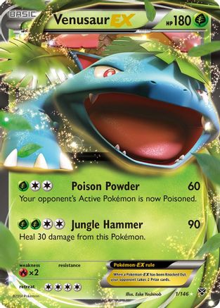 Venusaur EX (001/146) [XY Base Set] Holofoil - Ultra Rare