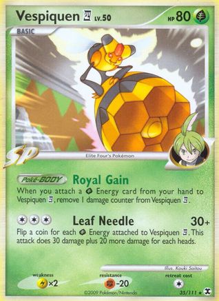 Vespiquen E4 (35/111) [Rising Rivals] Reverse Holofoil - Rare