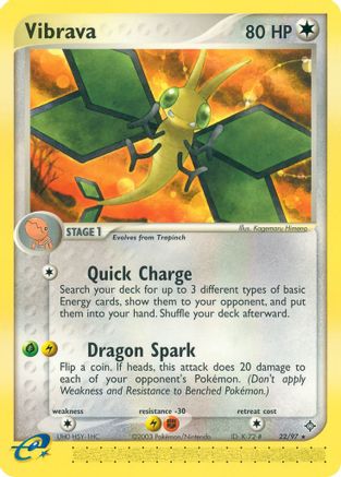 Vibrava (022/97) [Dragon] Reverse Holofoil - Rare
