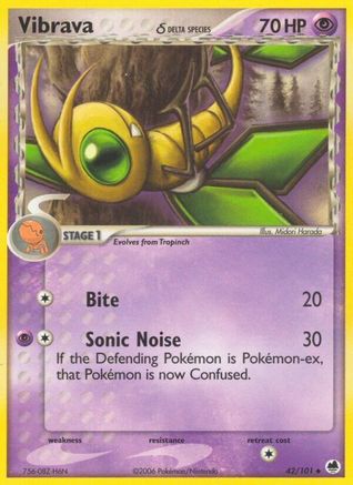 Vibrava (Delta Species) (42/101) [Dragon Frontiers] - Uncommon