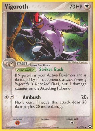 Vigoroth (41/108) [Power Keepers] - Uncommon