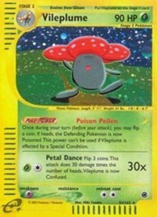 Vileplume (31/165) [Expedition] Holofoil - Holo Rare