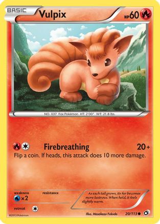 Vulpix (020/113) [Legendary Treasures] - Common