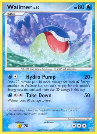 Wailmer (87/147) [Supreme Victors] Reverse Holofoil - Uncommon